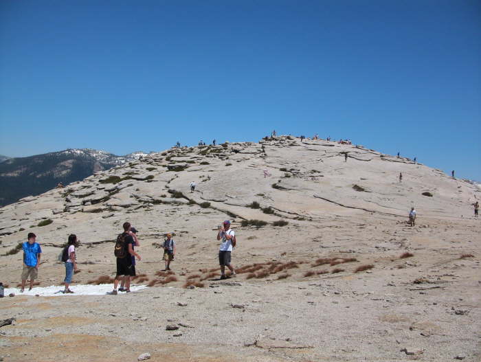 other folks on top of Half dome